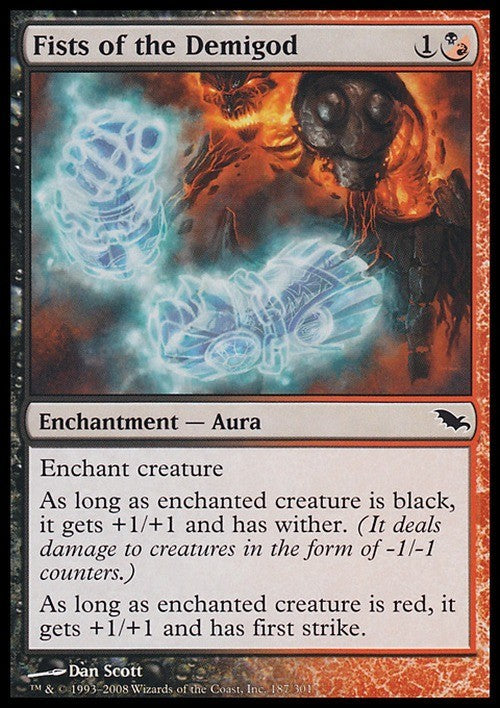 Fists of the Demigod ~ Shadowmoor [ Excellent ] [ Magic MTG ]