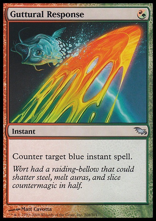 Guttural Response ~ Shadowmoor [ Excellent ] [ Magic MTG ]