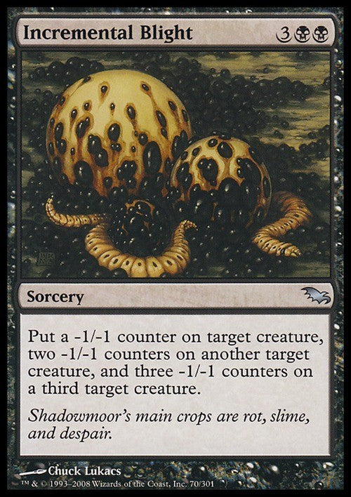 Incremental Blight ~ Shadowmoor [ Excellent ] [ Magic MTG ]