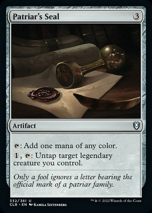 Patriar's Seal ~ Commander Legends 2 [ NM ] [ Magic MTG ] - London Magic Traders Ltd