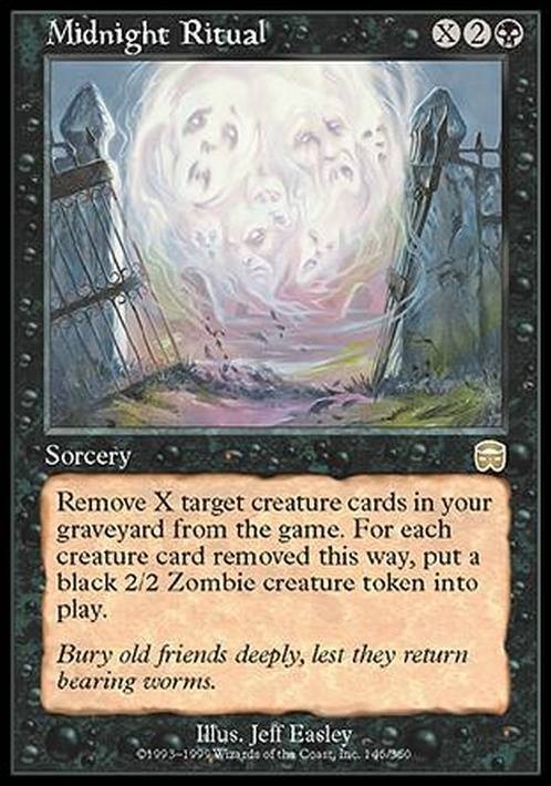 Midnight Ritual ~ Mercadian Masques [ Excellent ] [ Magic MTG ]