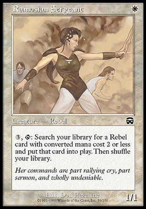 Ramosian Sergeant ~ Mercadian Masques [ Excellent ] [ Magic MTG ]