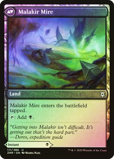 FOIL Malakir Rebirth / Malakir Mire ~ Zendikar Rising [ NearMint ] [ Magic MTG ]