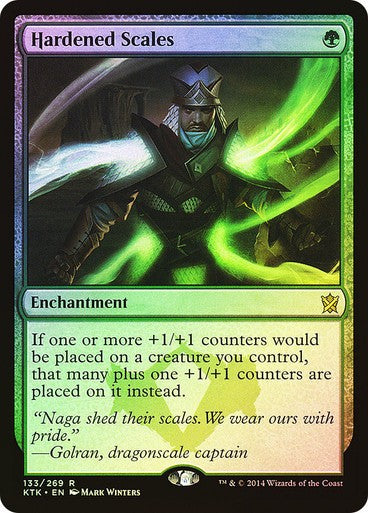 FOIL Hardened Scales ~ Khans of Tarkir [ Excellent ] [ Magic MTG ]
