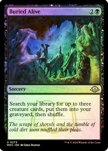 FOIL Buried Alive ~ Modern Horizons 3 [ NearMint ] [ Magic MTG ]
