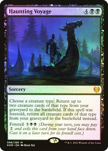 FOIL Haunting Voyage ~ Kaldheim [ NearMint ] [ Magic MTG ]