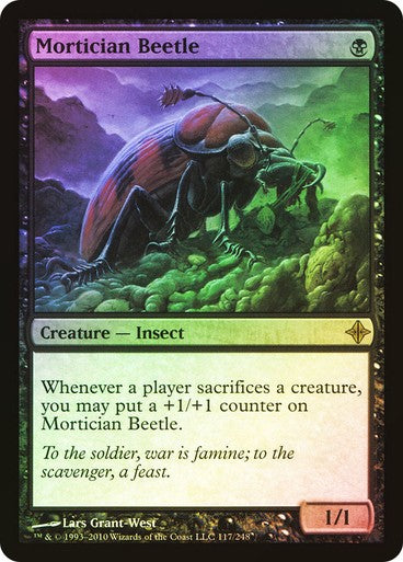 FOIL Mortician Beetle ~ Rise of the Eldrazi [ Excellent ] [ Magic MTG ]