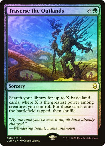 FOIL Traverse the Outlands ~ Commander Legends 2 [ NM ] [ Magic MTG ]