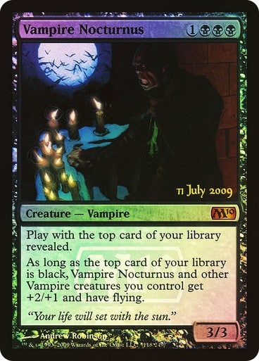 Vampire Nocturnus ~ Prerelease Magic 2010 [ Excellent ] [ Magic MTG ]
