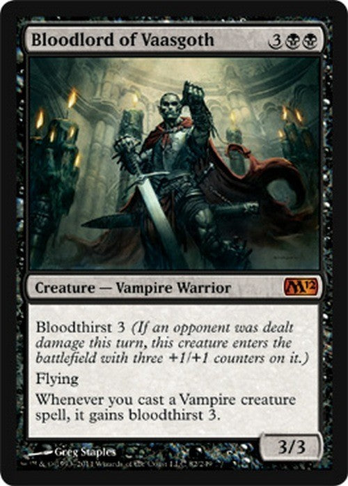 Bloodlord of Vaasgoth ~ Magic 2012 [ Excellent ] [ Magic MTG ]