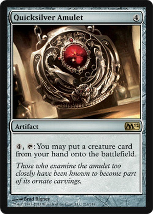 Quicksilver Amulet ~ Magic 2012 [ Excellent ] [ Magic MTG ]