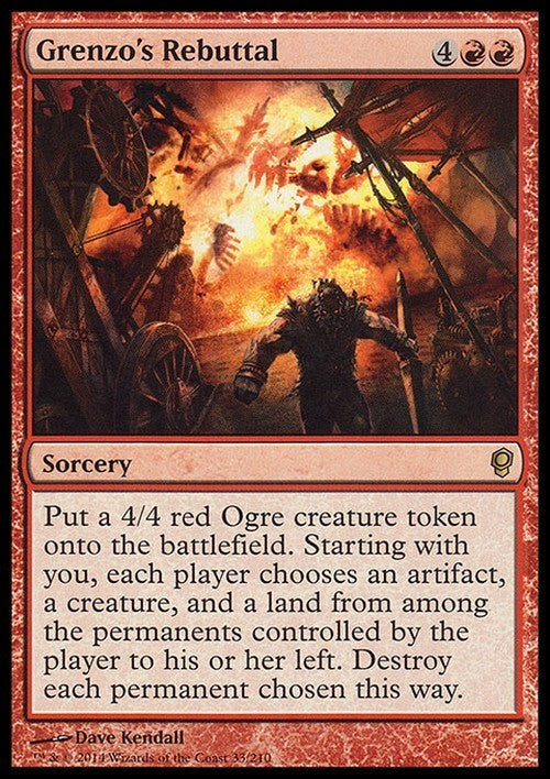 Grenzo's Rebuttal ~ Conspiracy 1 [ Excellent ] [ Magic MTG ]
