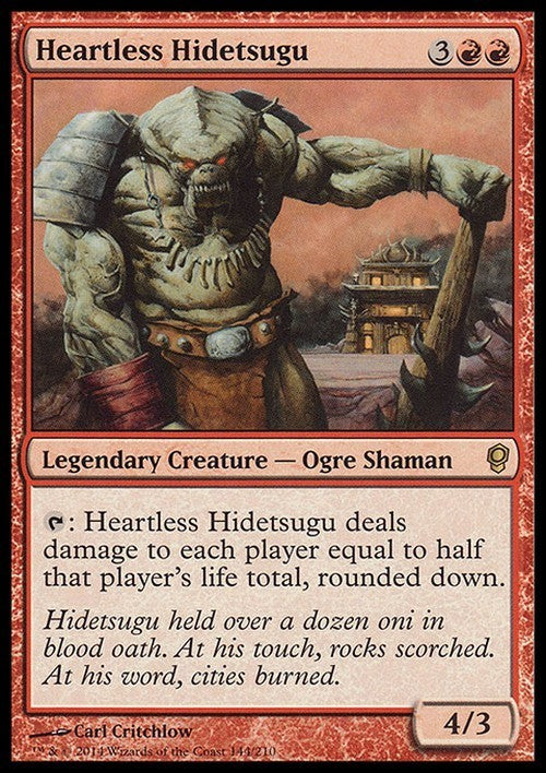 Heartless Hidetsugu ~ Conspiracy 1 [ Excellent ] [ Magic MTG ]