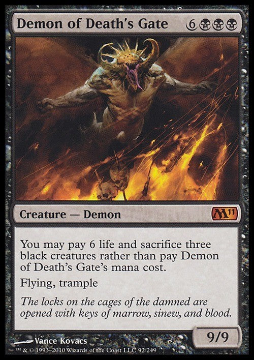 Demon of Death's Gate ~ Magic 2011 [ Excellent ] [ Magic MTG ]