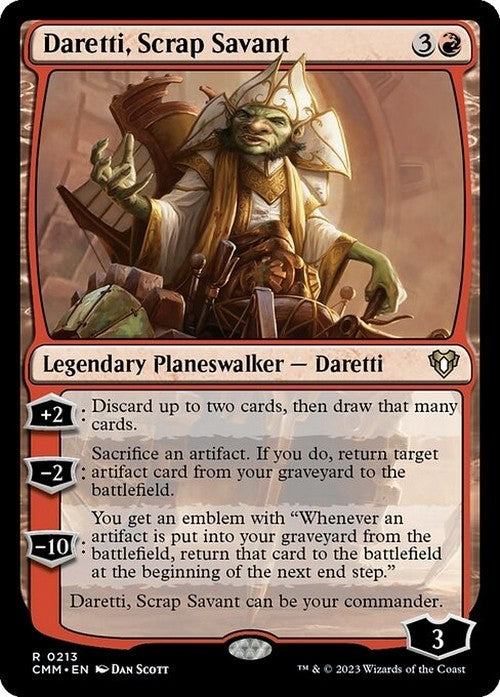 Daretti, Scrap Savant ~ Commander Masters [ NearMint ] [ Magic MTG ]
