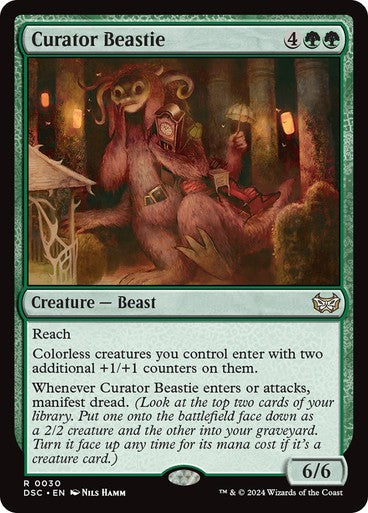 Curator Beastie~ Commander: Duskmourn [ NM ] [ Magic MTG ]