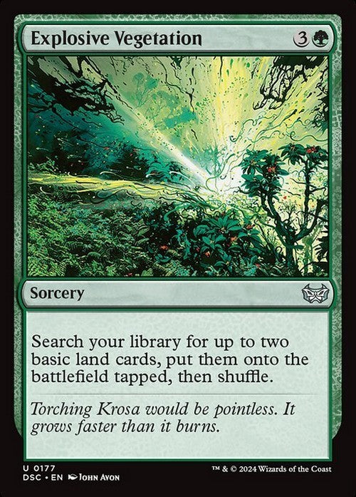 Explosive Vegetation ~ Commander: Duskmourn [ NM ] [ Magic MTG ]