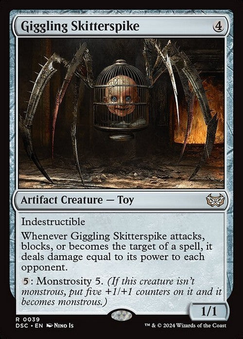 Giggling Skitterspike ~ Commander: Duskmourn [ NM ] [ Magic MTG ]