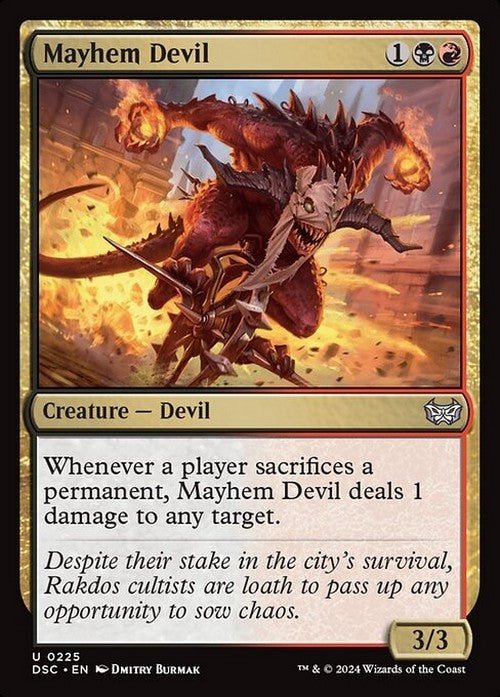 Mayhem Devil ~ Commander: Duskmourn [ NM ] [ Magic MTG ]