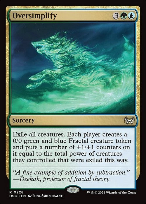 Oversimplify ~ Commander: Duskmourn [ NM ] [ Magic MTG ]