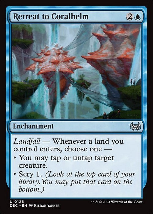 Retreat to Coralhelm ~ Commander: Duskmourn [ NM ] [ Magic MTG ]