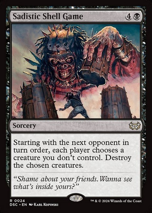 Sadistic Shell Game ~ Commander: Duskmourn [ NM ] [ Magic MTG ]