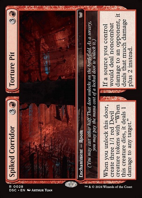 Spiked Corridor / Torture Pit ~ Commander: Duskmourn [ NM ] [ Magic MTG ]