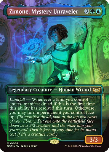 FOIL Zimone, Mystery Unraveler ~ Commander: Duskmourn [ NM ] [ Magic MTG ]