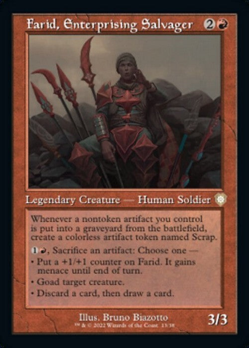 Farid, Enterprising Salvager ~ Commander: The Brothers' War [ NM ] [ Magic MTG ]