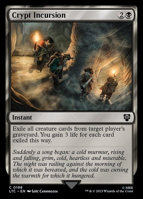 Crypt Incursion ~ Commander: The Lord of the Rings [ NM ] [ Magic MTG ]