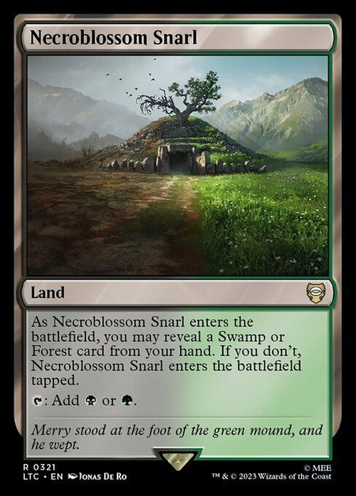 Necroblossom Snarl ~ Commander: The Lord of the Rings [ NM ] [ Magic MTG ]