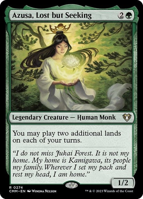 Azusa, Lost but Seeking ~ Commander Masters [ NearMint ] [ Magic MTG ]