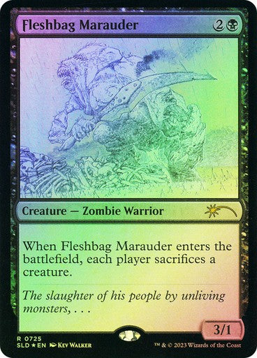 FOIL Fleshbag Marauder ~ Secret Lair [ NearMint ] [ Magic MTG ]