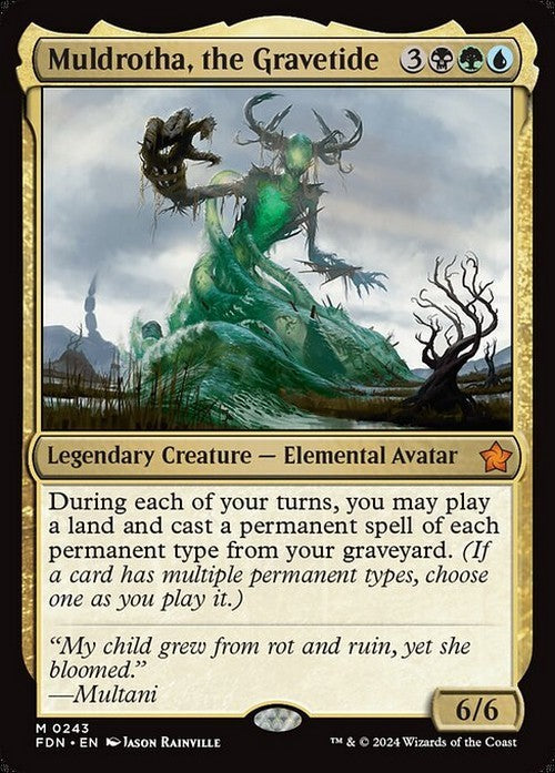 Muldrotha, the Gravetide ~ Foundations [ PLAYED ] [ Magic MTG ]