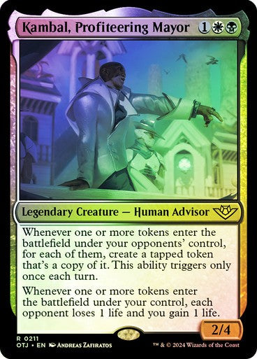 FOIL Kambal, Profiteering Mayor ~ Outlaws of Thunder Junction [ NM ] [ MTG ]