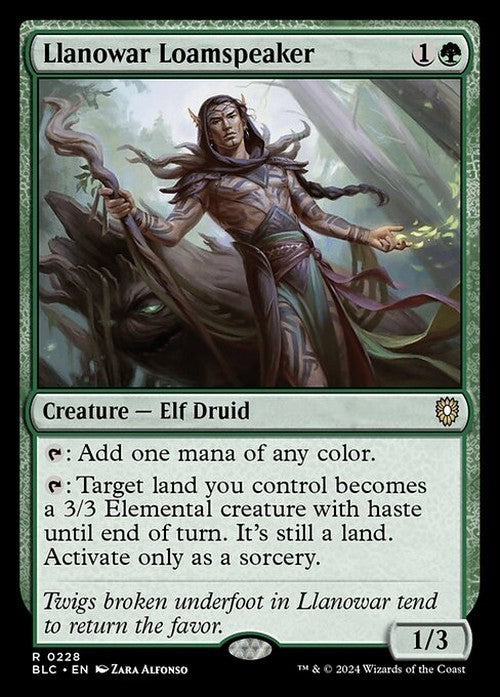 Llanowar Loamspeaker ~ Commander: Bloomburrow [ NearMint ] [ Magic MTG ]