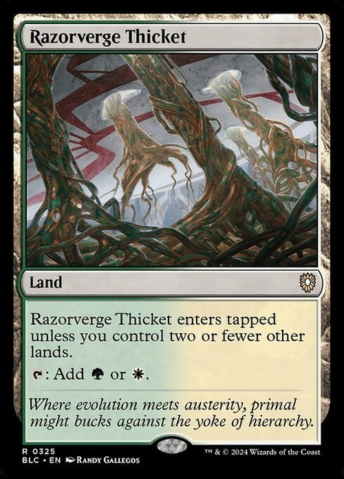 Razorverge Thicket ~ Commander: Bloomburrow [ NearMint ] [ Magic MTG ]