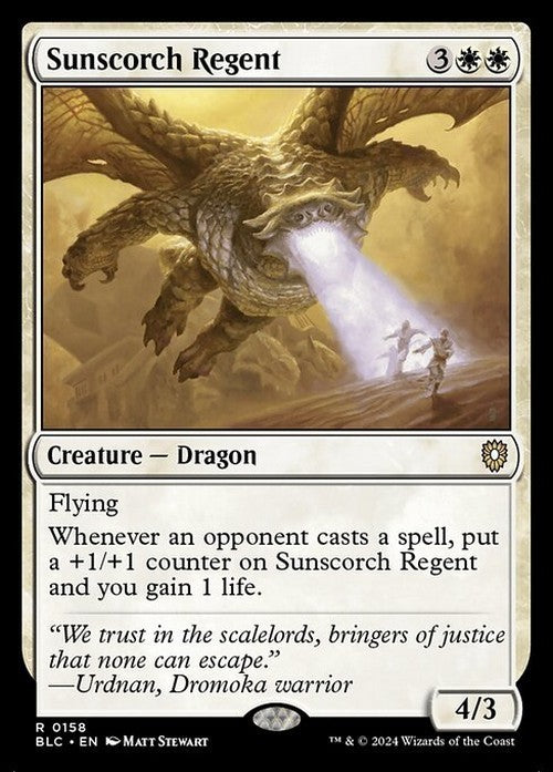 Sunscorch Regent ~ Commander: Bloomburrow [ NearMint ] [ Magic MTG ]