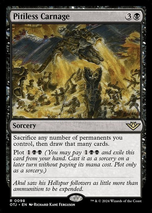 Pitiless Carnage ~ Outlaws of Thunder Junction [ NM ] [ Magic MTG ]