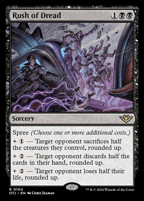 Rush of Dread ~ Outlaws of Thunder Junction [ NM ] [ Magic MTG ]