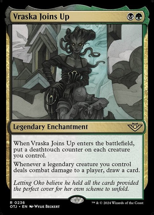 Vraska Joins Up ~ Outlaws of Thunder Junction [ NM ] [ Magic MTG ]