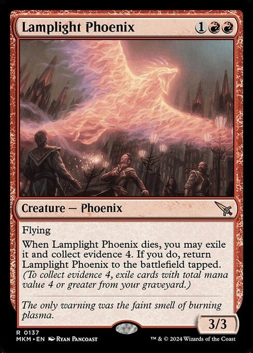 Lamplight Phoenix ~ Murders at Karlov Manor [ NM ] [ Magic MTG ]