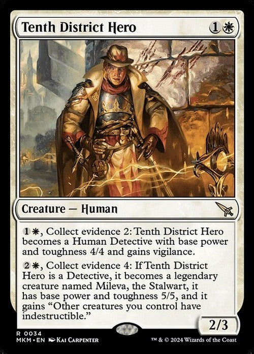 Tenth District Hero ~ Murders at Karlov Manor [ NM ] [ Magic MTG ]