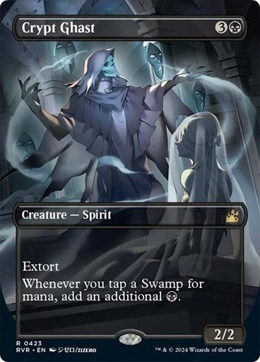 BORDERLESS Crypt Ghast ~ Ravnica Remastered [ NearMint ] [ Magic MTG ]