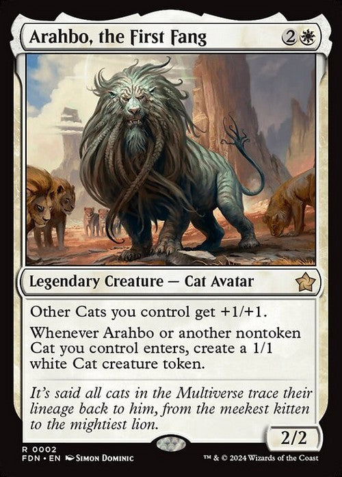 Arahbo, the First Fang ~ Foundations [ NearMint ] [ Magic MTG ] - London Magic Traders Ltd