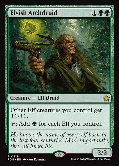Elvish Archdruid ~ Foundations [ NearMint ] [ Magic MTG ]