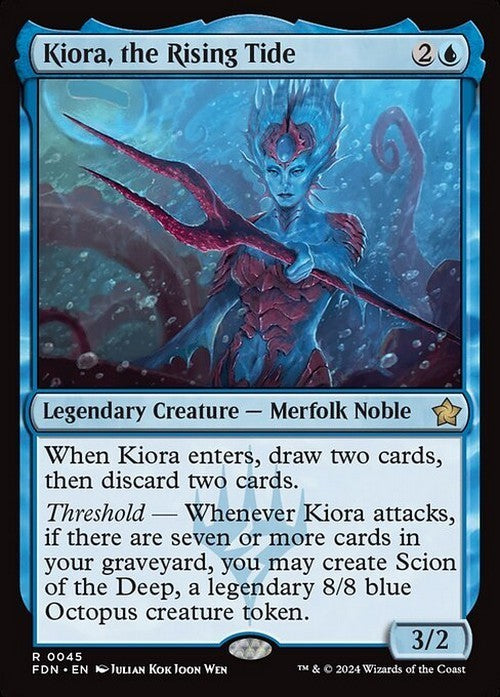 Kiora, the Rising Tide ~ Foundations [ NearMint ] [ Magic MTG ]