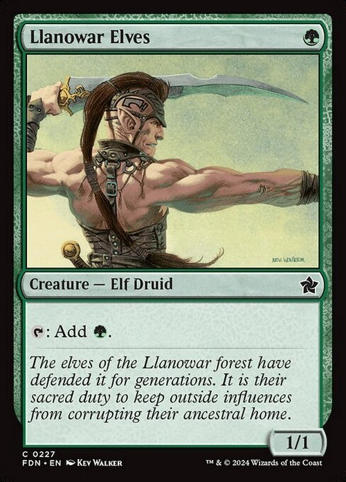 Llanowar Elves ~ Foundations [ NearMint ] [ Magic MTG ] - London Magic Traders Ltd
