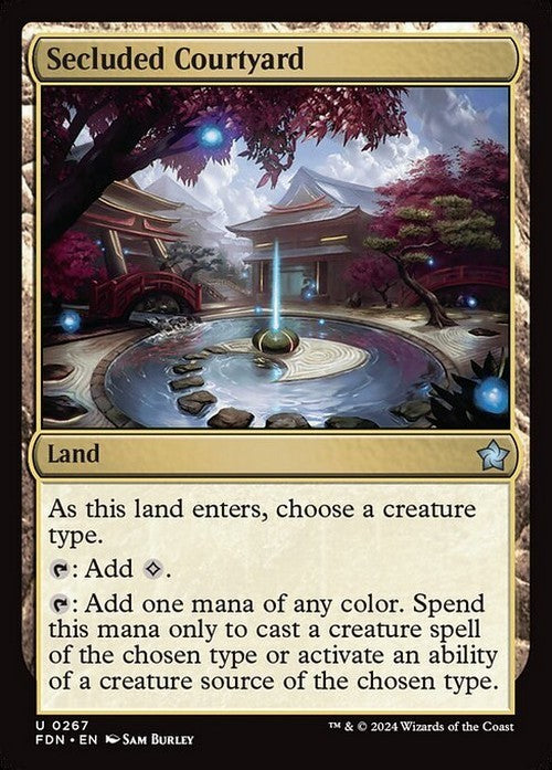 Secluded Courtyard ~ Foundations [ NearMint ] [ Magic MTG ]