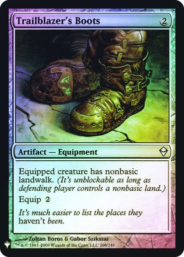 FOIL Trailblazer's Boots ~ Mystery Booster [ NearMint ] [ Magic MTG ]